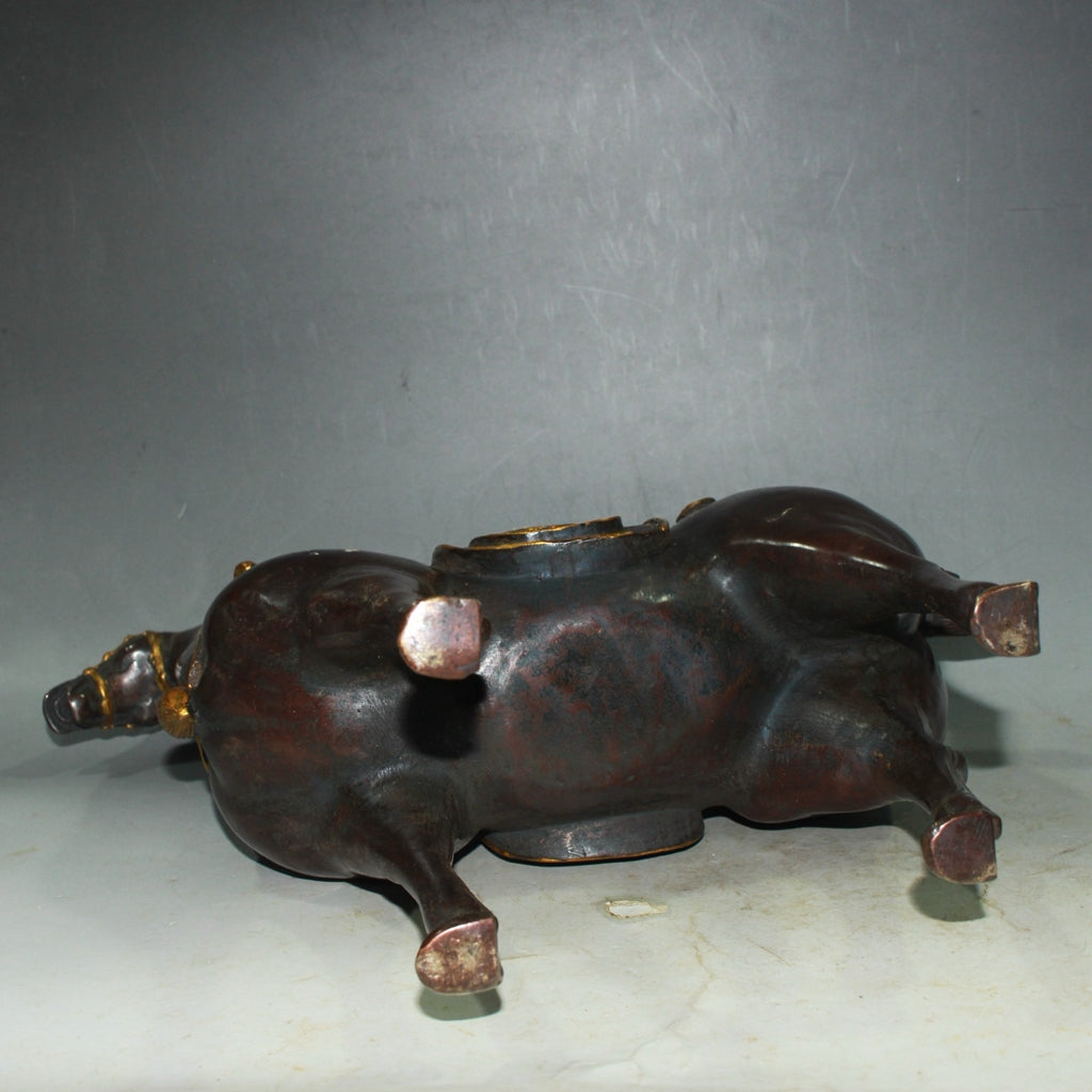 Purple copper Tang horse ornaments