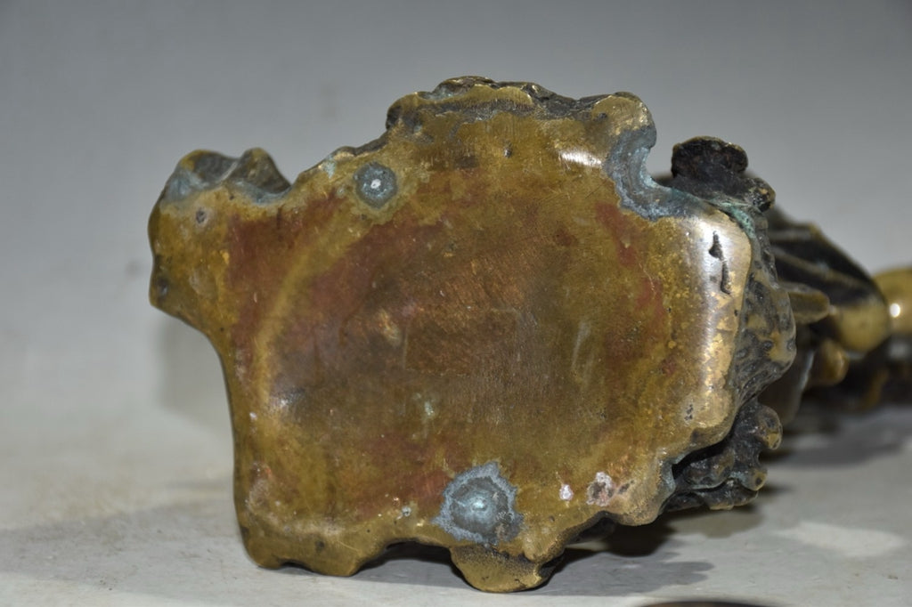 Pure copper deer riding longevity star ornament