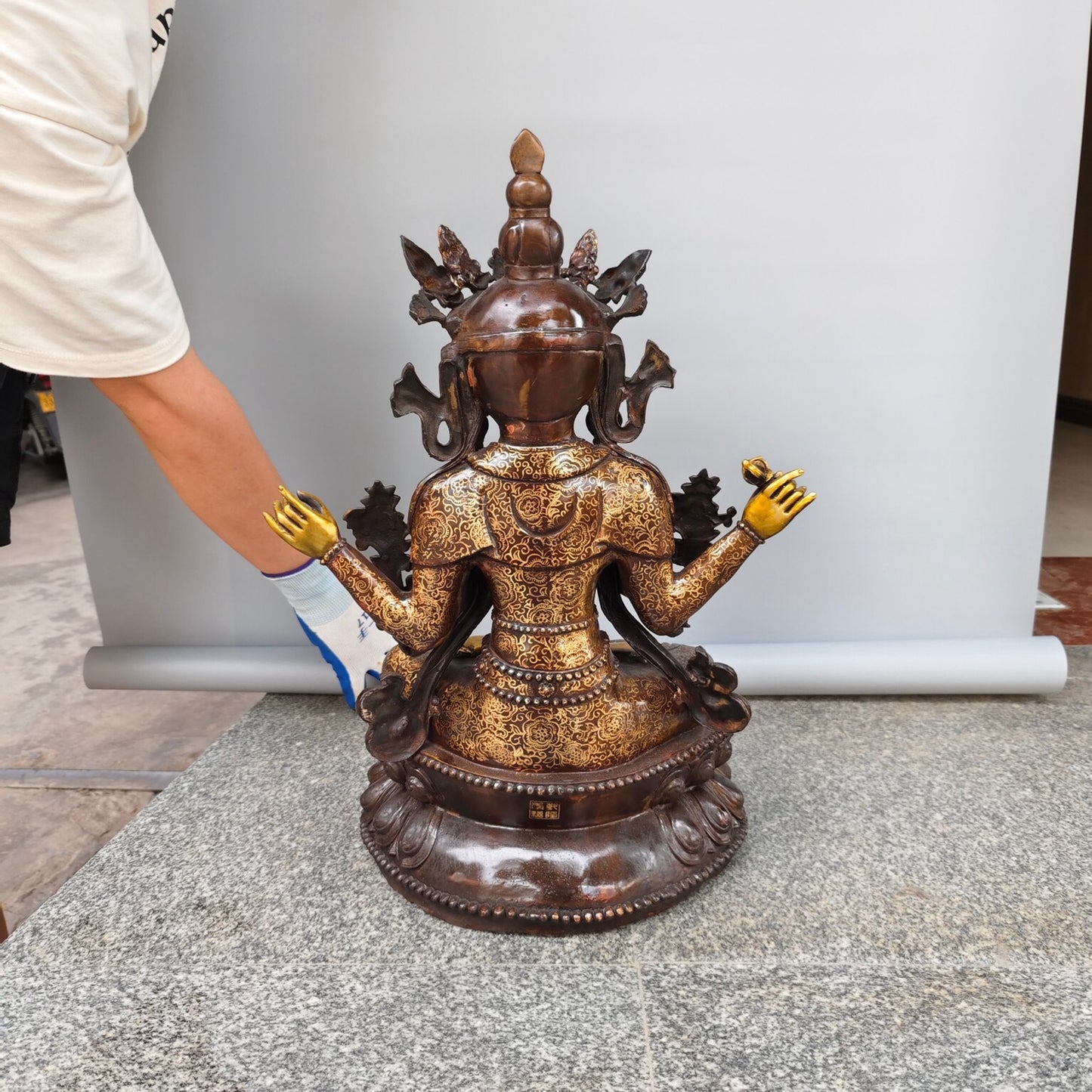 Chinese Antique Pure Copper Tara