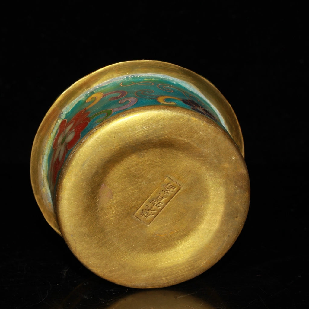 Pure copper cloisonn é filigree house water droplet ornaments