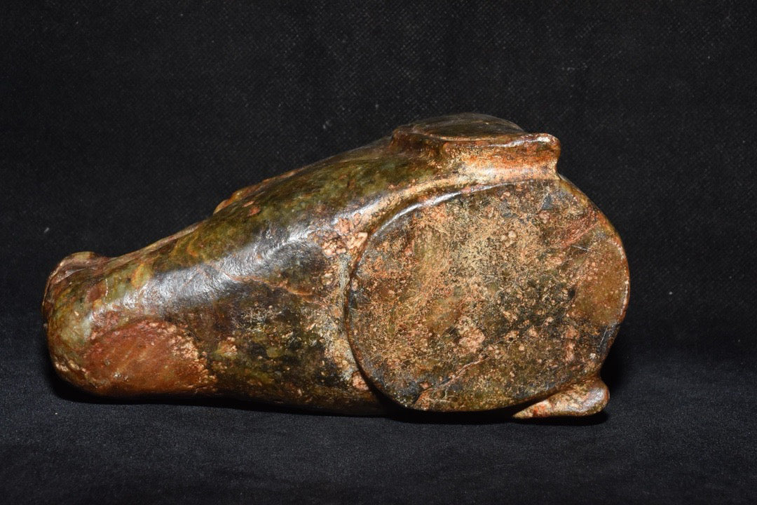 Chinese Antique Old Jade Wealthy Pig