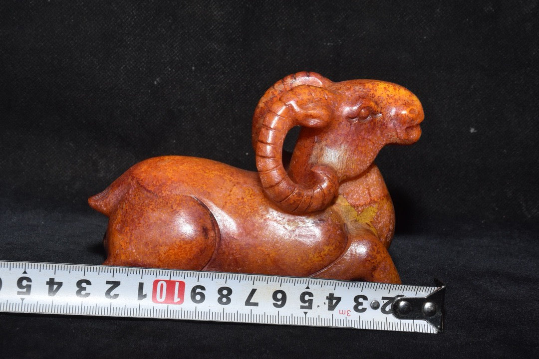 Chinese Antique Old Jade Sheep