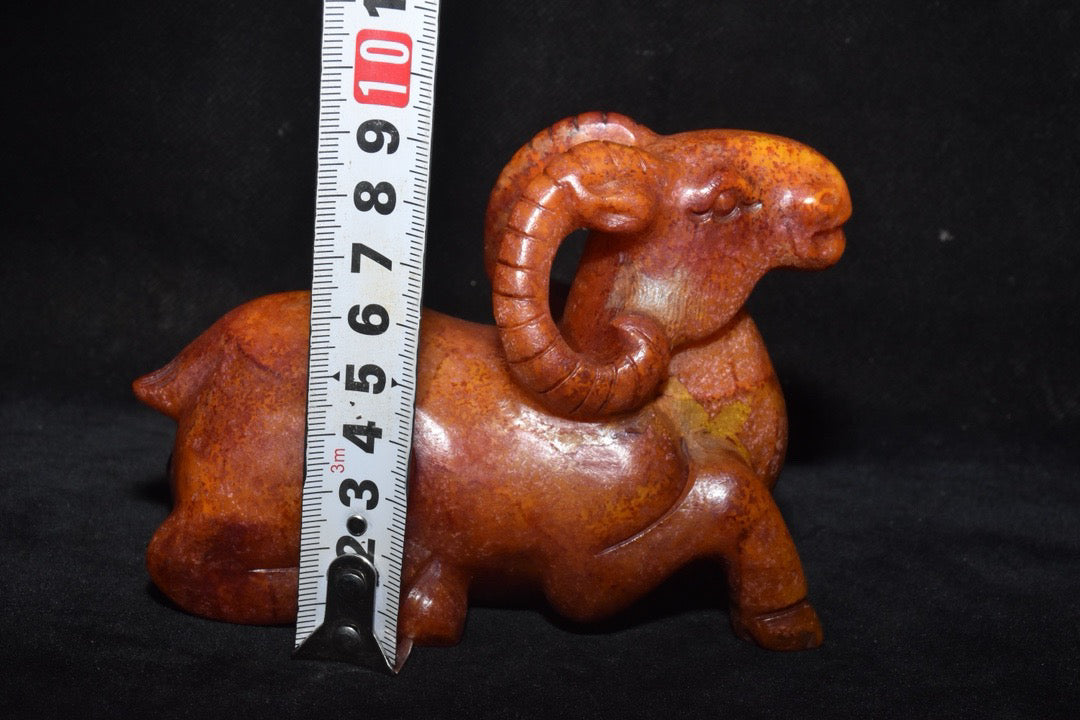 Chinese Antique Old Jade Sheep