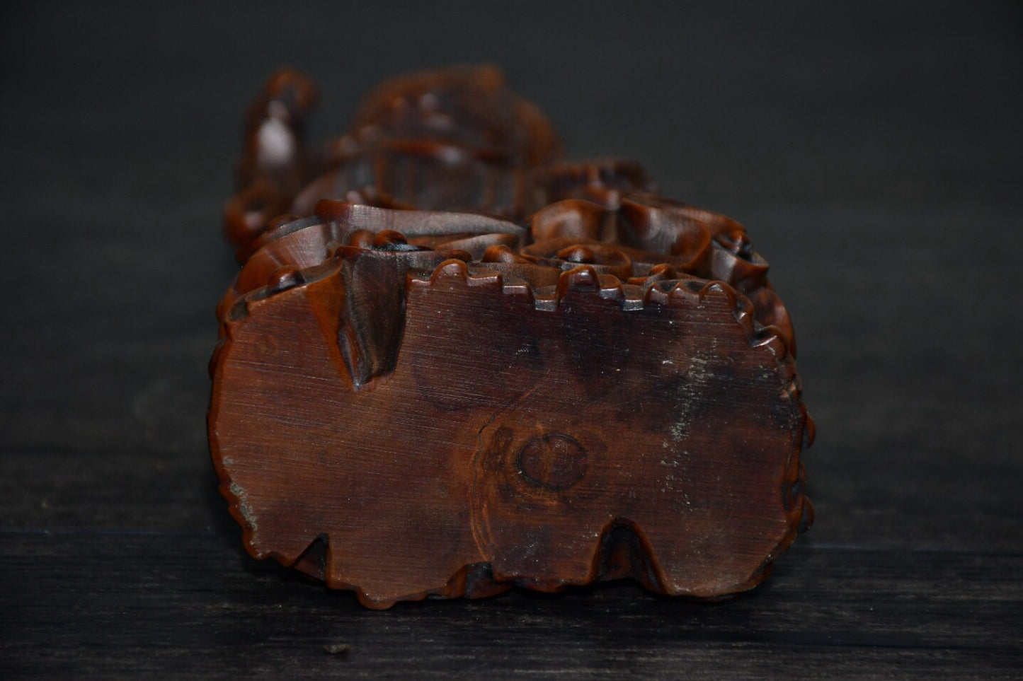 Chinese antique boxwood Guan Gong ornaments