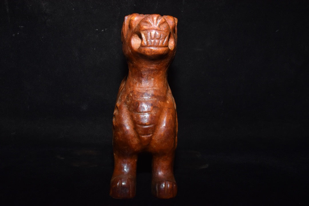 Chinese Antique Old Jade Qilin