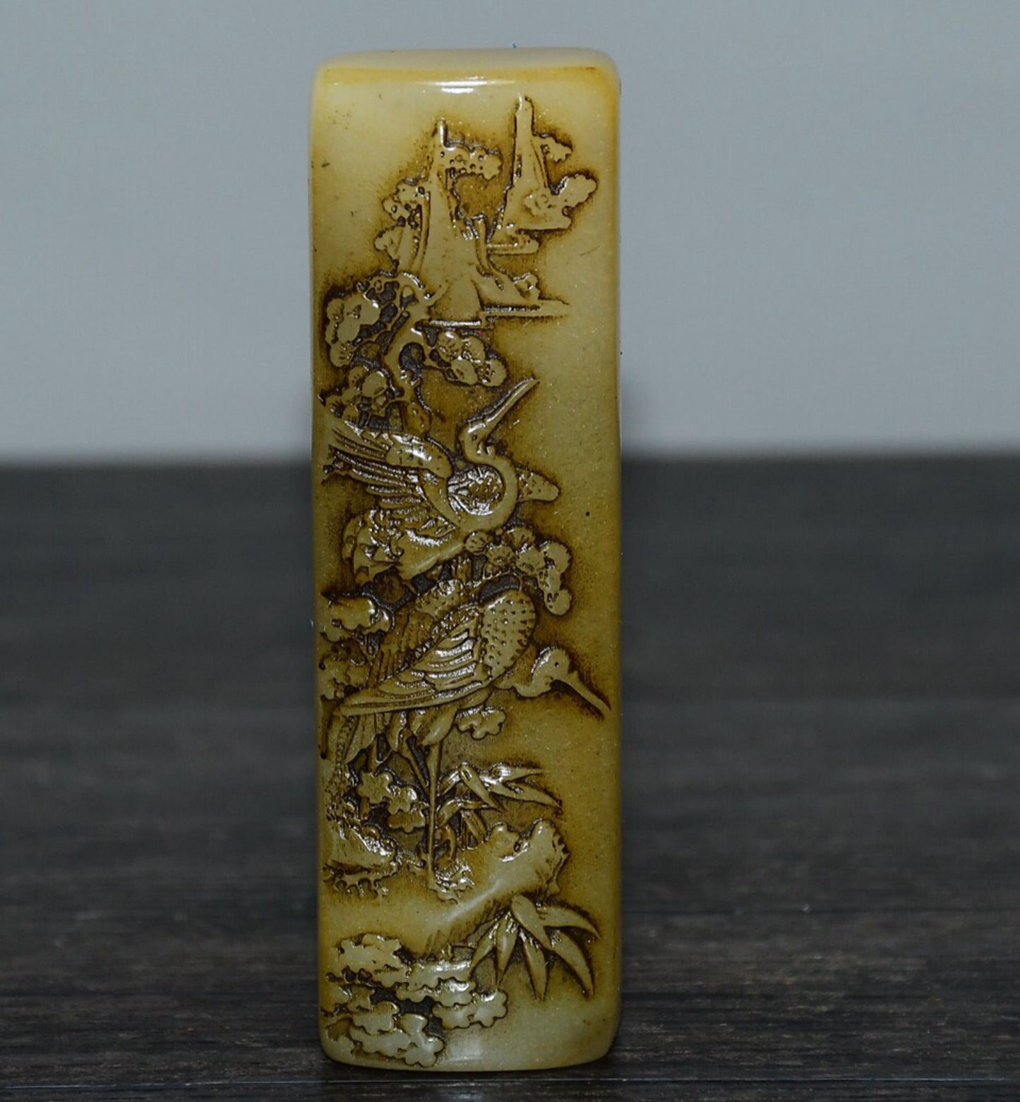 Chinese Antique Tian Huang Shou Shan Shi Xian He Zhen Paper Decoration