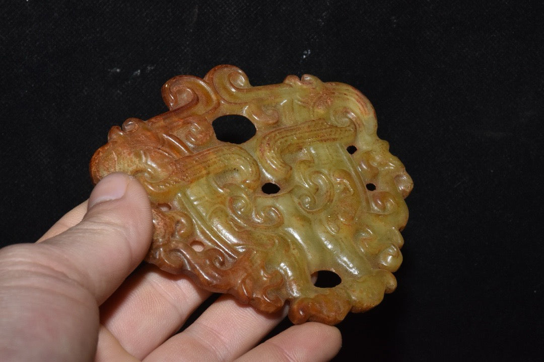 Chinese antique jade pendant
