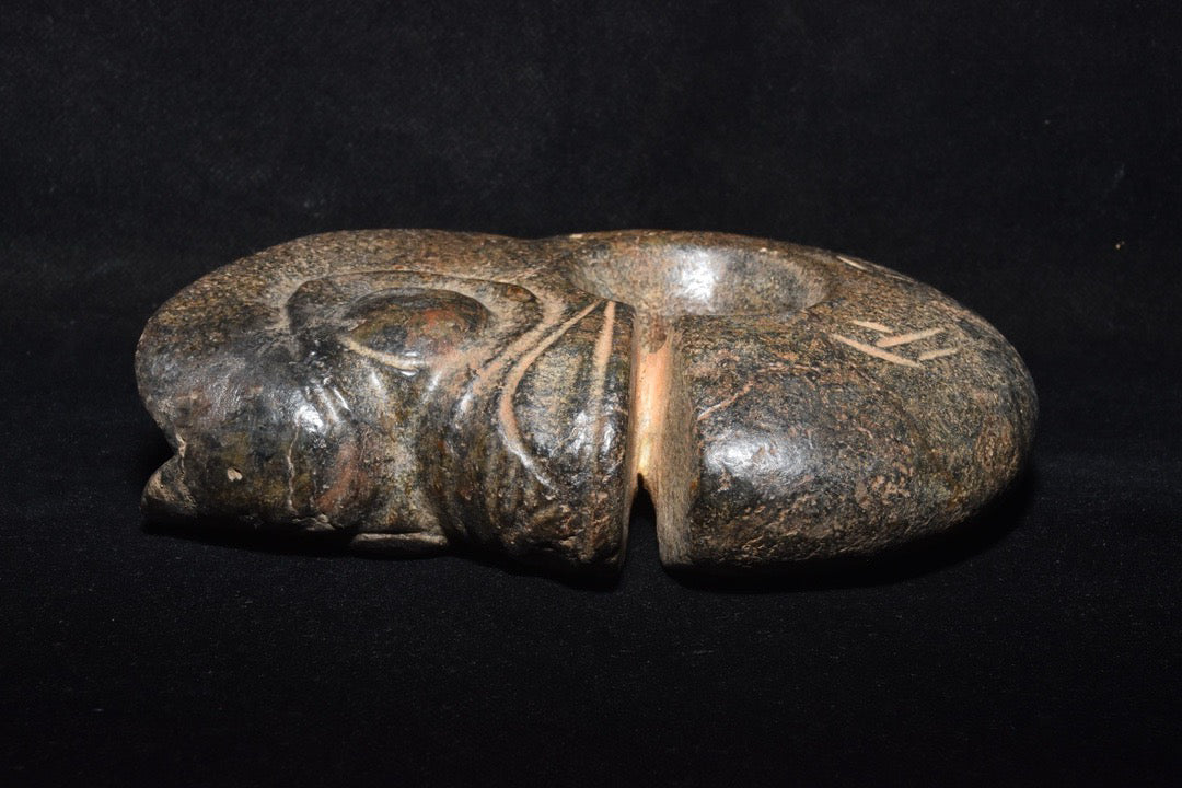 Chinese Antique Old Jade Pig Dragon