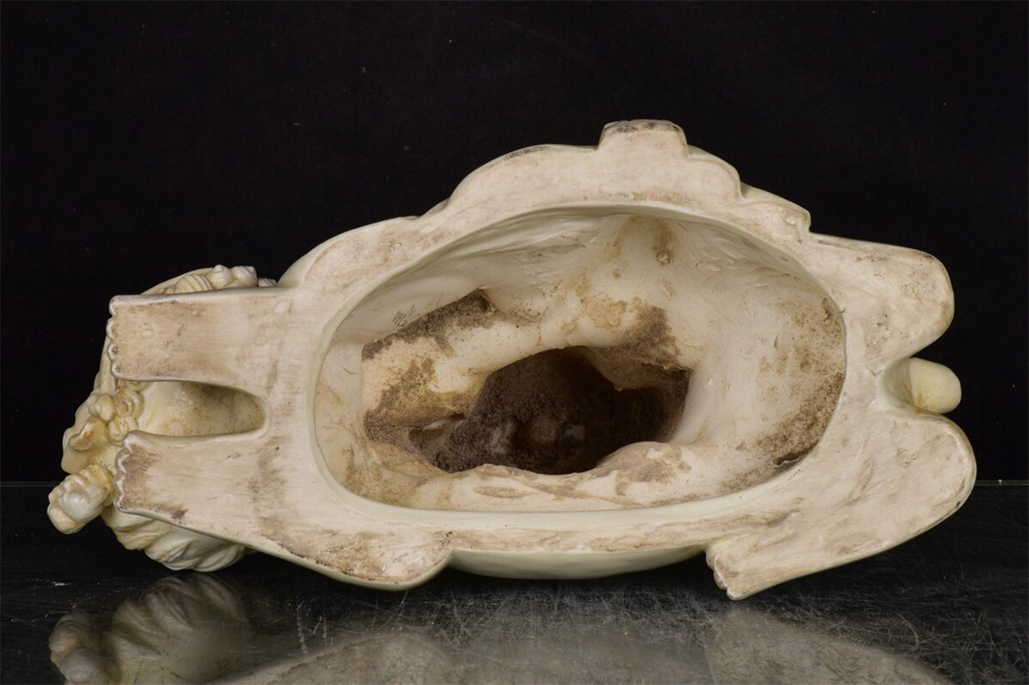 Chinese antique white porcelain Taiyi human sculpture