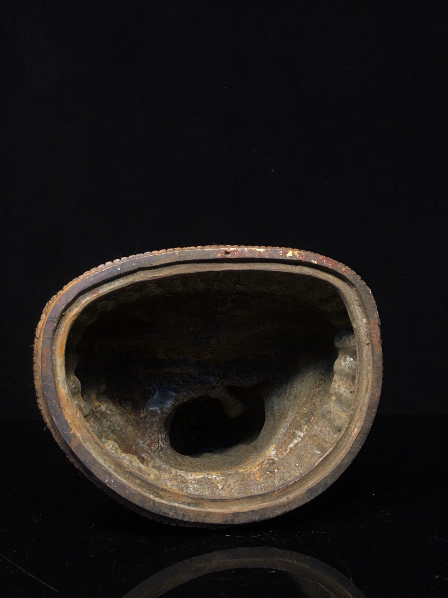 Chinese antique pure copper statue of Shakyamuni Buddha