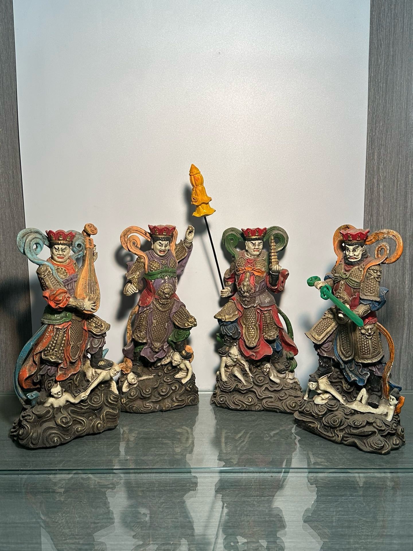 Chinese antique boxwood carving with exquisite craftsmanship to carve character statues