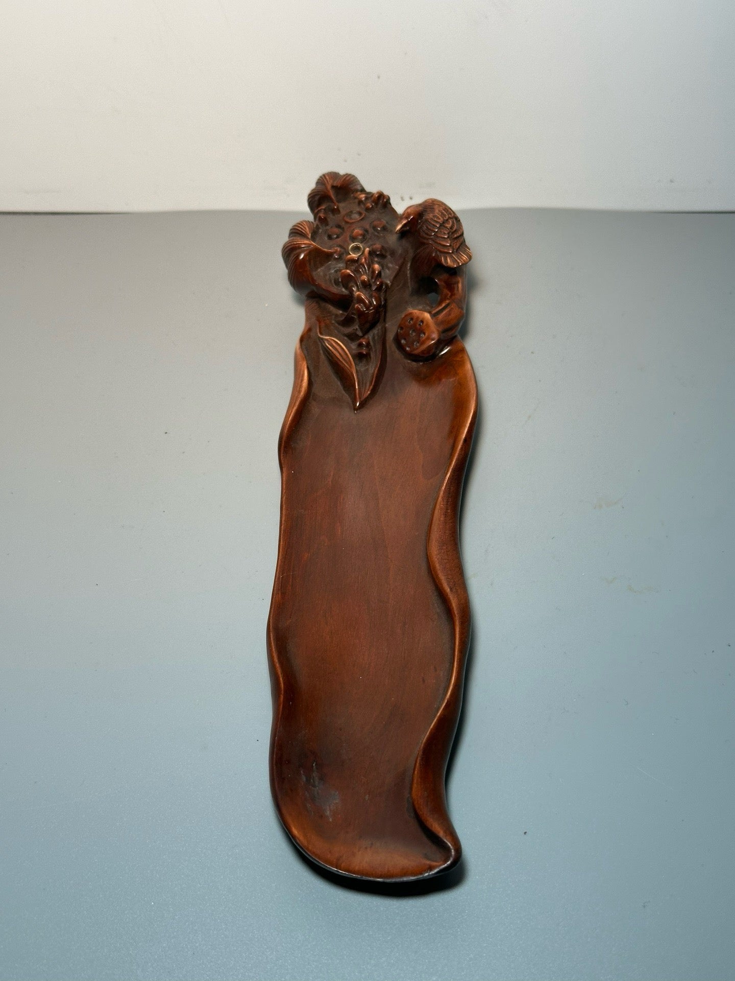 Chinese antique boxwood carved and finely crafted ornaments