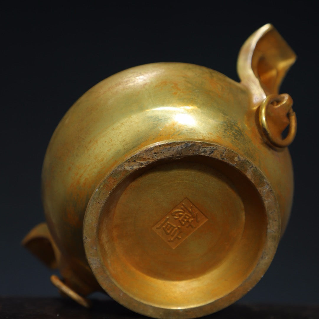 Pure copper incense burner