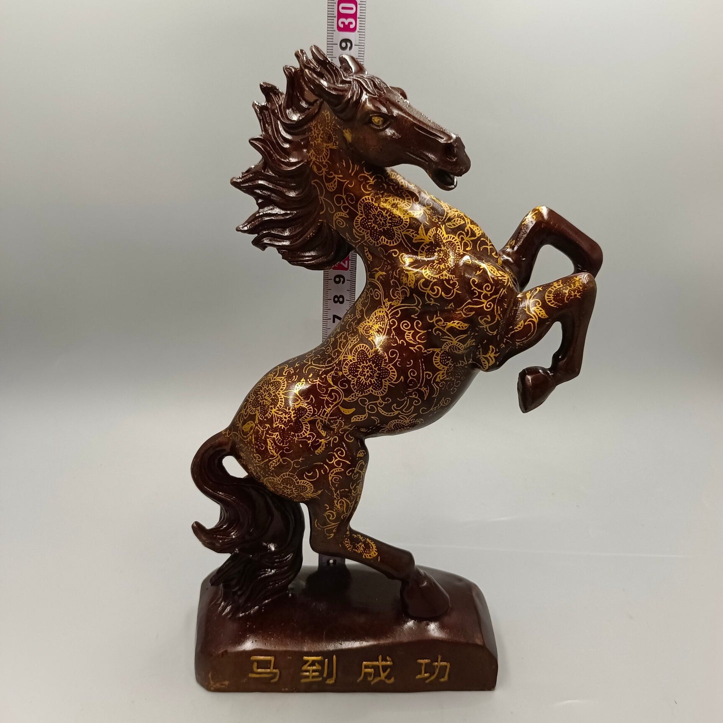 A pair of Chinese antique war horses