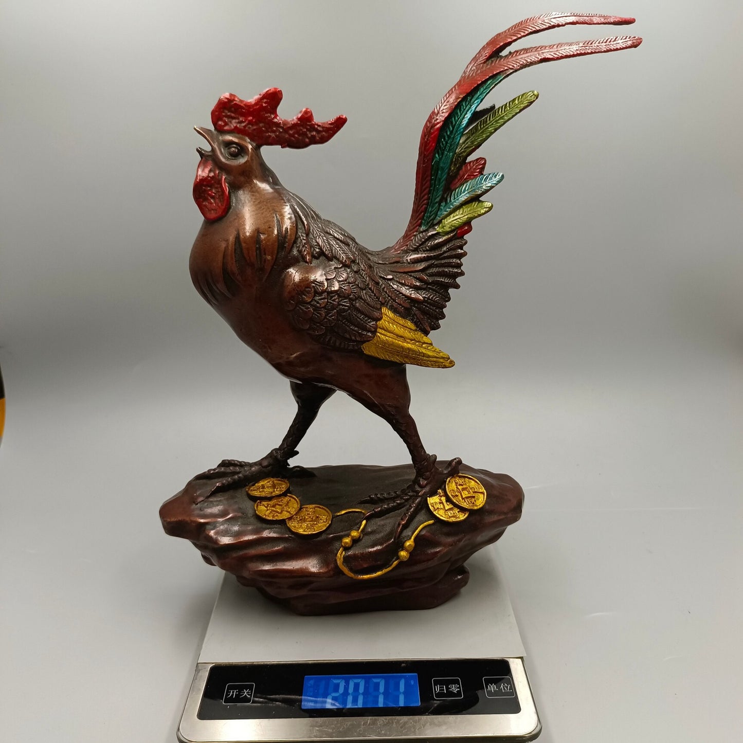 Chinese Antique Treasure Hunting Big Rooster