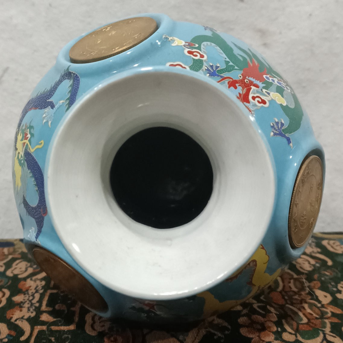 A pair of porcelain vases