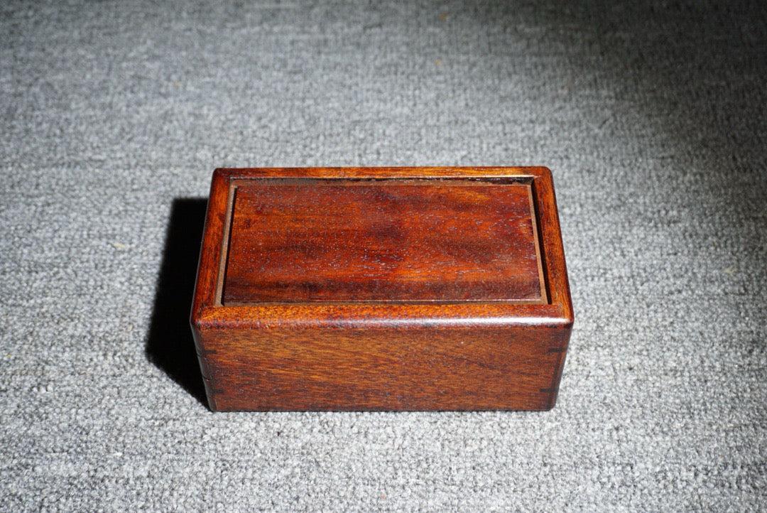 Chinese antique rosewood mechanism box