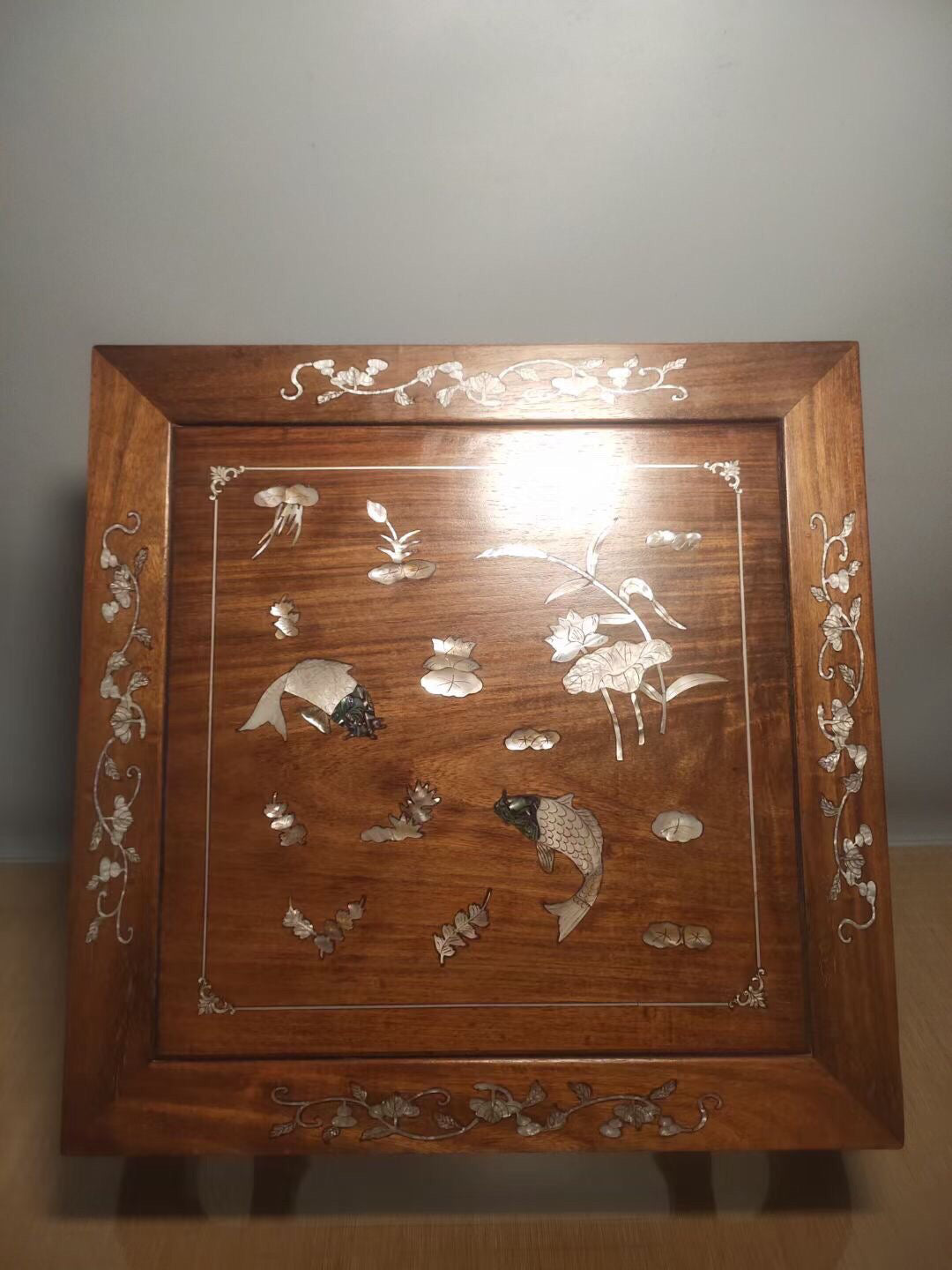 Chinese antique rosewood tea table