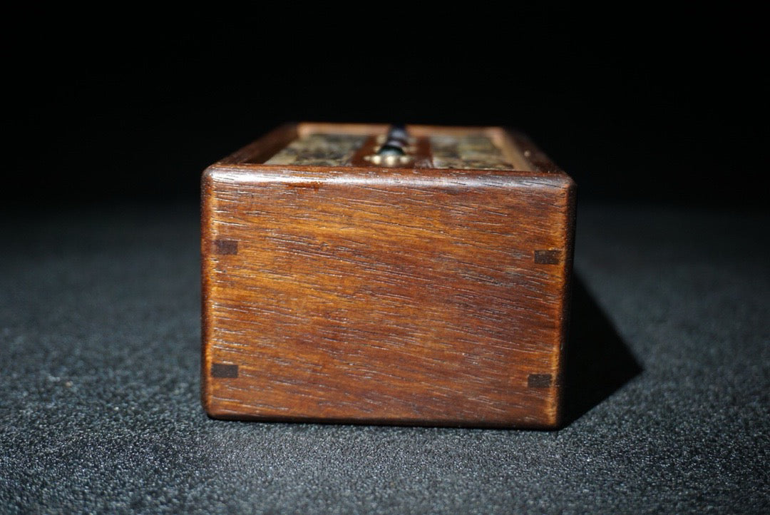 Chinese antique rosewood mechanism jewelry box