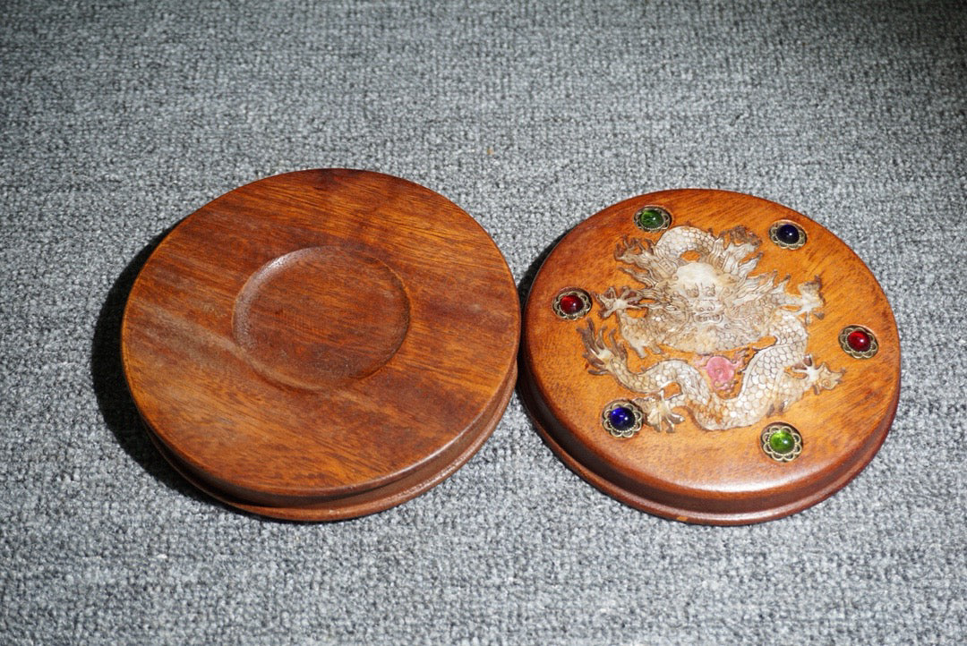 Chinese antique rosewood jewelry box
