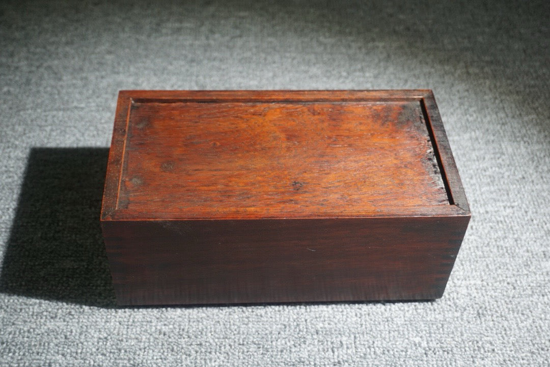 Chinese antique rosewood sliding box