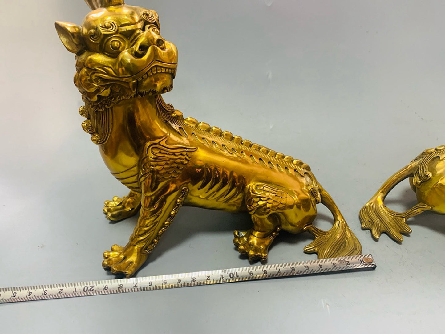 A pair of pure copper precision workers listening attentively