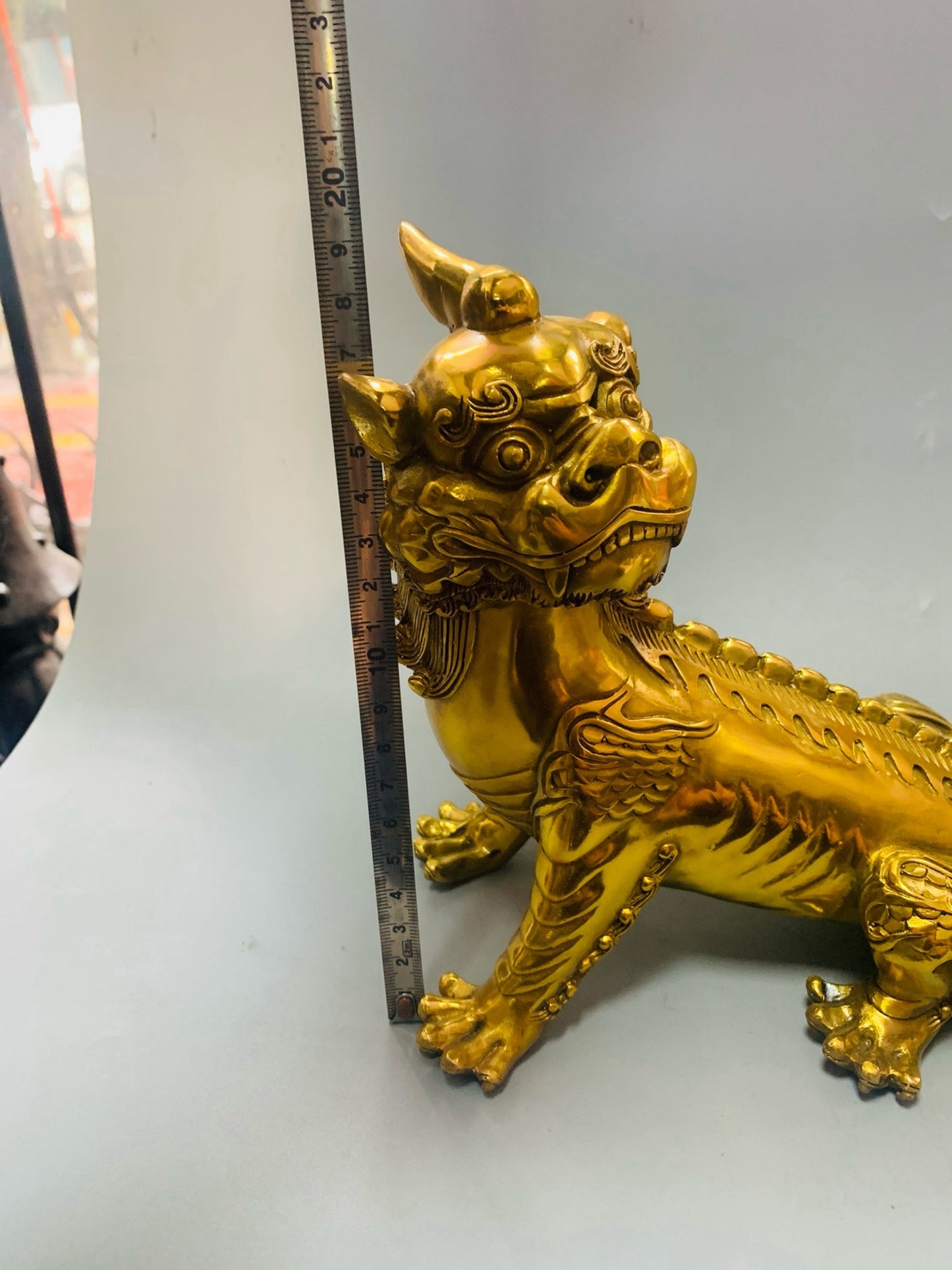 A pair of pure copper precision workers listening attentively