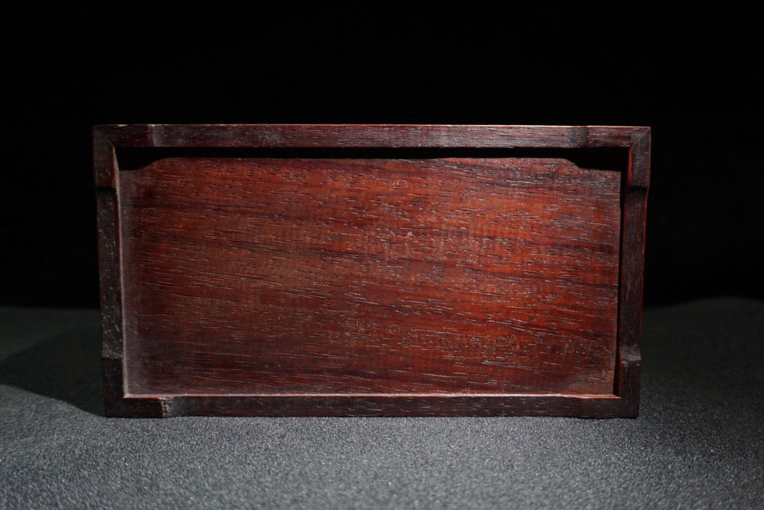 Chinese antique rosewood sliding box