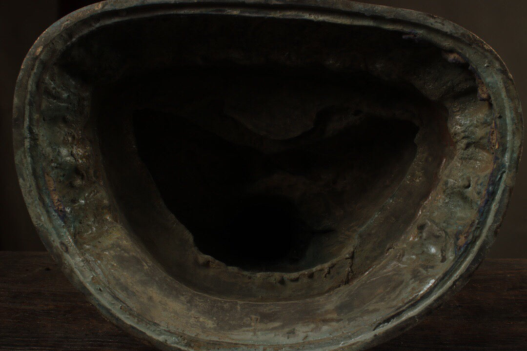 Chinese antique pure copper Maitreya
