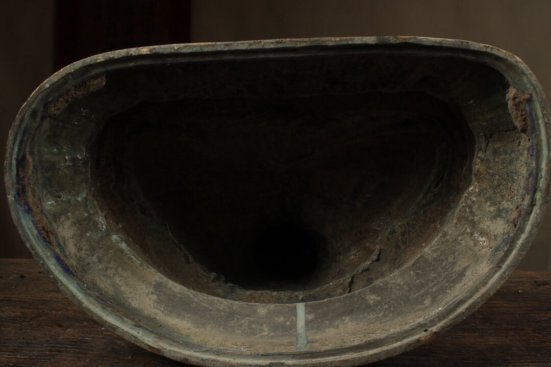 Chinese antique bronze longevity Buddha