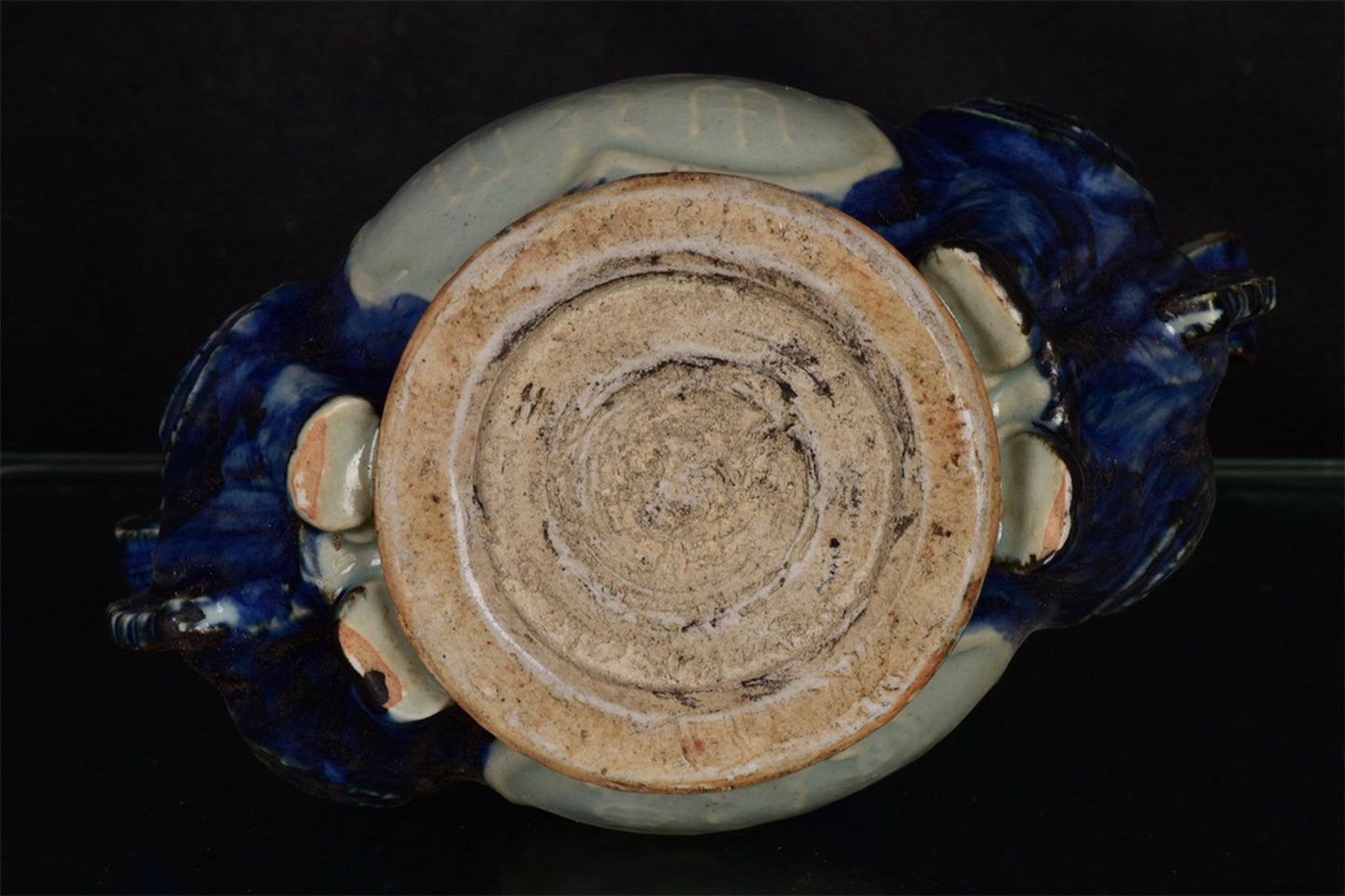 Chinese Antique Double Sheep Zun