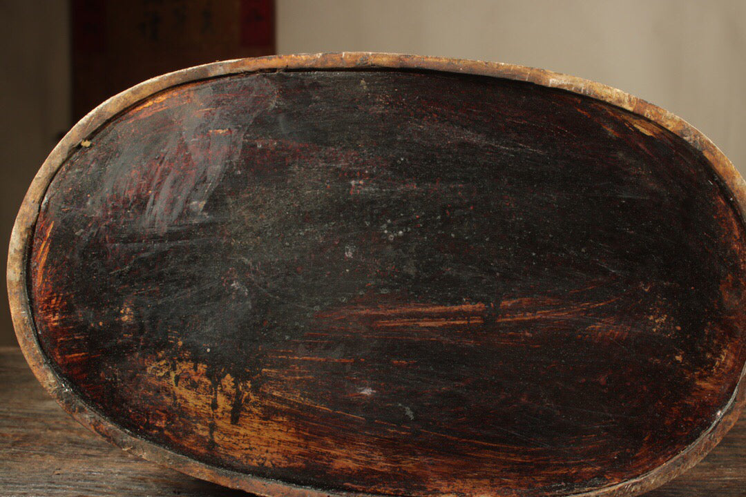 Chinese antique pure copper Manjusri Samantabhadra