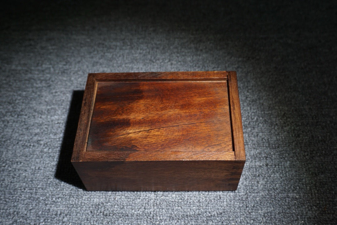 Chinese antique rosewood sliding box