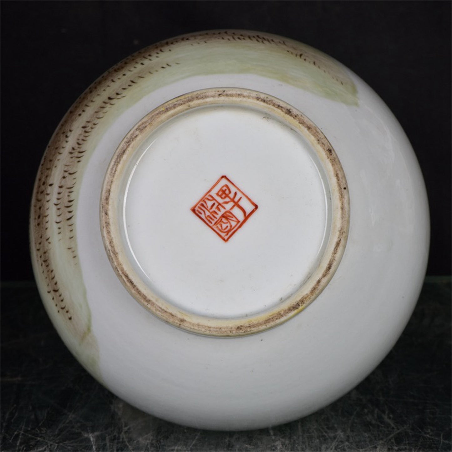 Chinese Antique National Treasure Pattern Double Eared Deer Head Zun