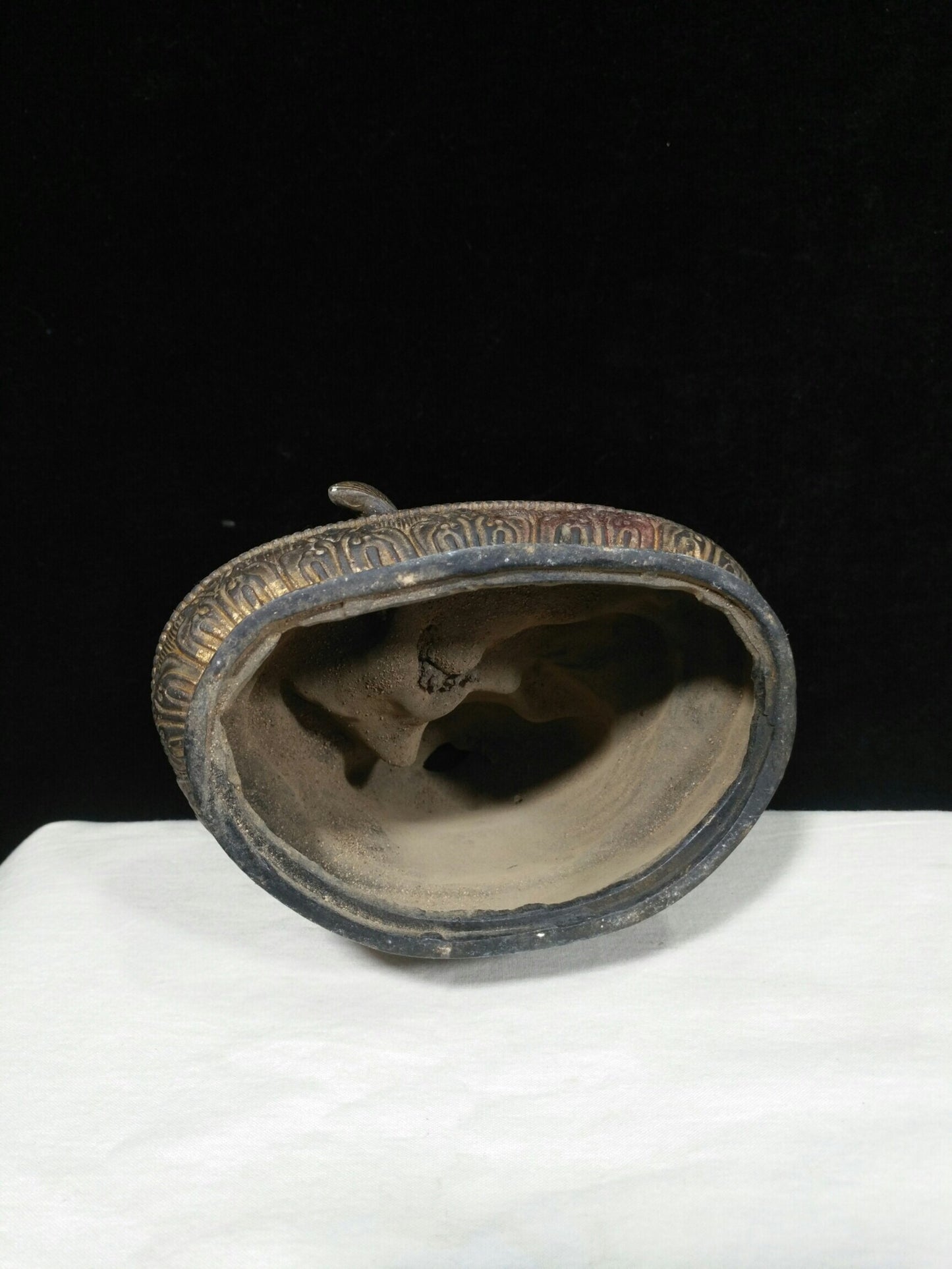 Chinese antique pure copper "Lotus Life Master"