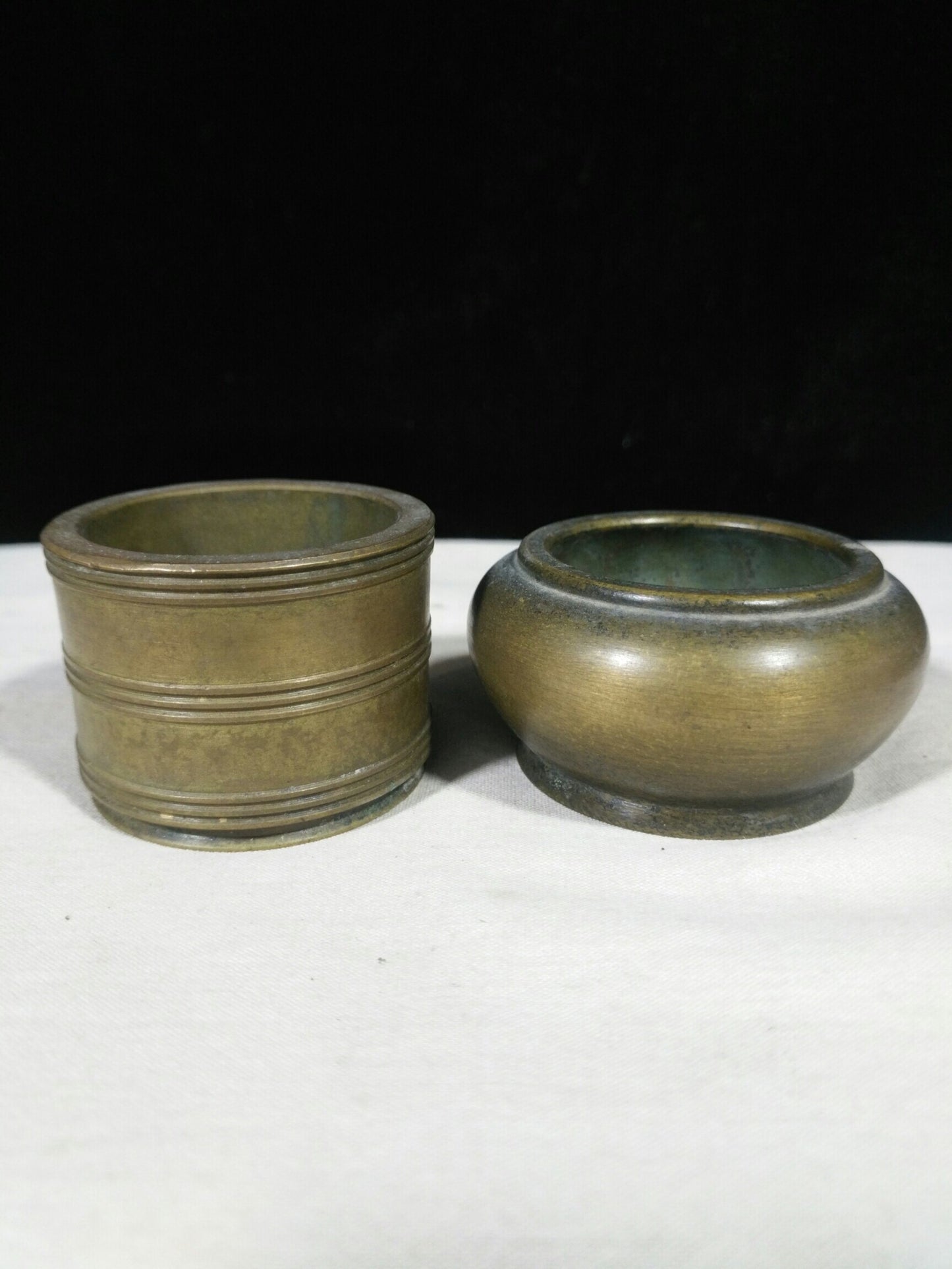 A set of Chinese antique pure copper "Jucai Guan"