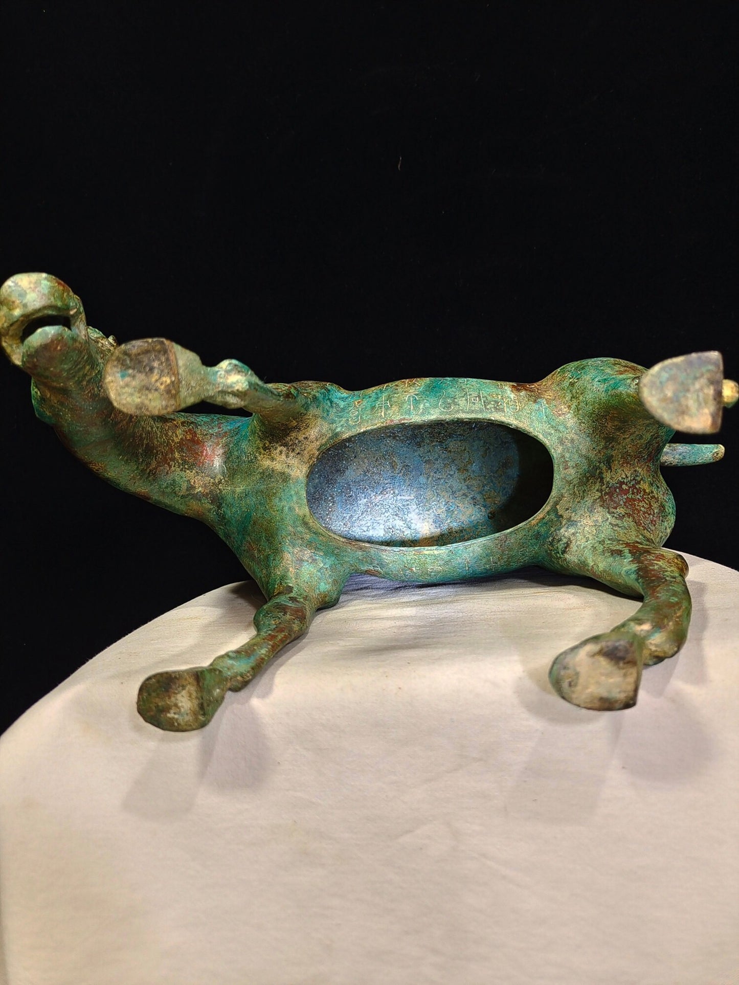Chinese antique bronze "Drinking Horse"