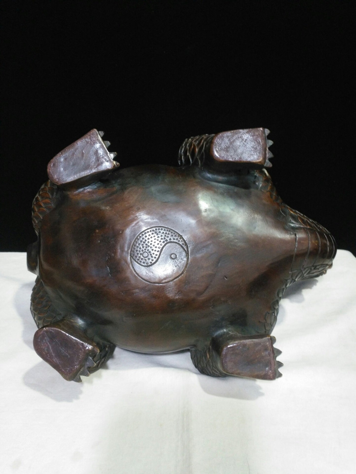 Chinese antique pure copper "Dragon Turtle"