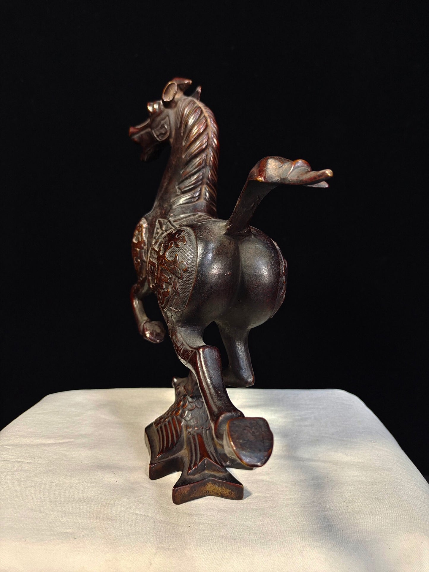 Chinese antique pure copper sweat BMW