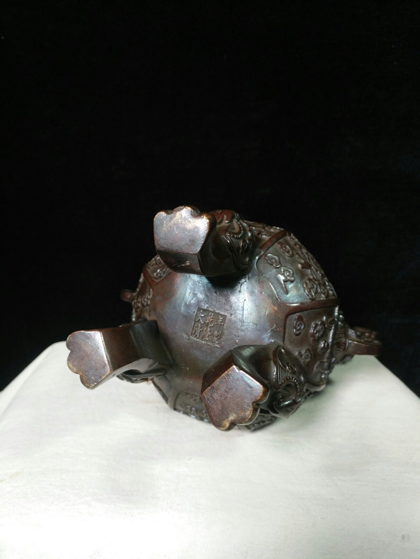Chinese antique pure copper "Ba Ji Xiang Xun Xiang Lu"