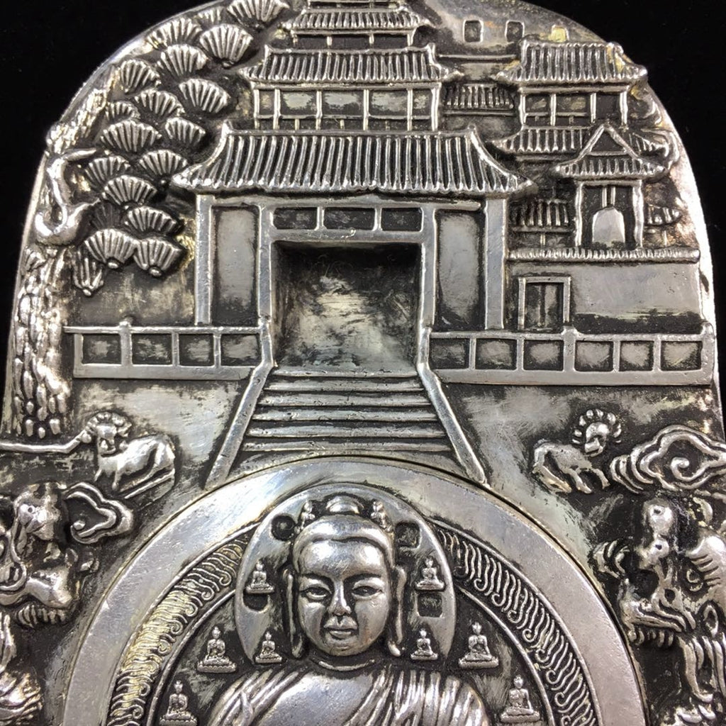 Silver Plated Xiaogai Yungang Grottoes