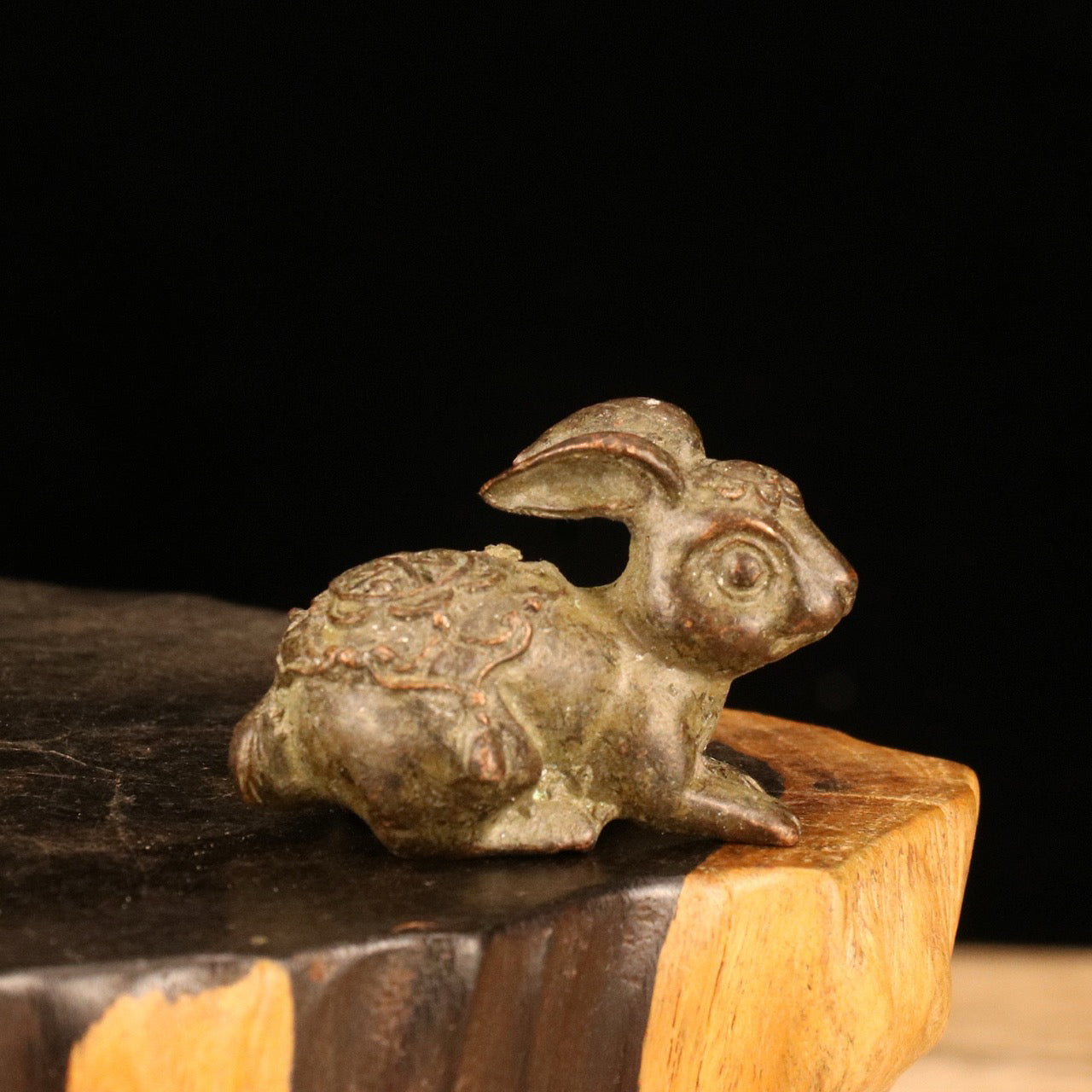 Chinese Antique Alloy Little Rabbit