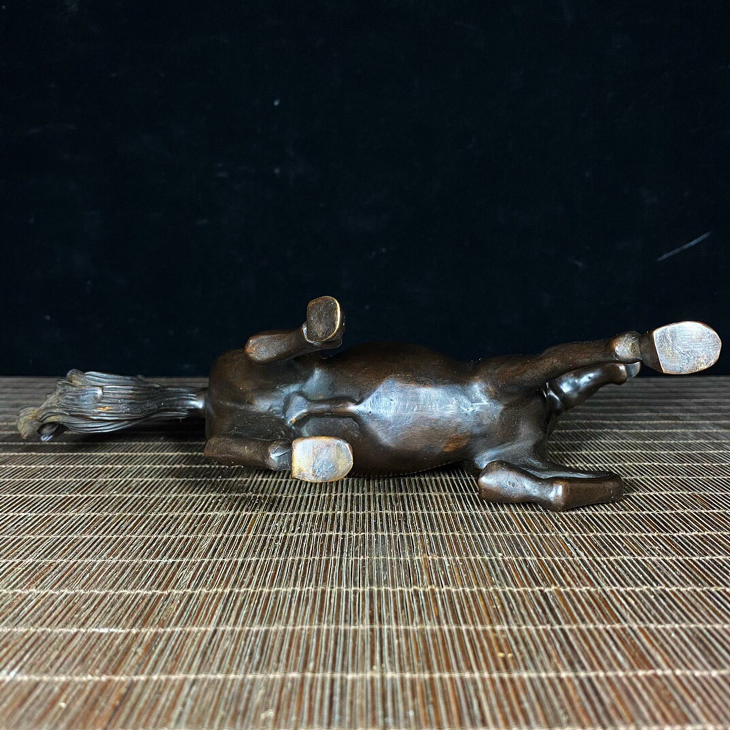Chinese antique pure copper steed