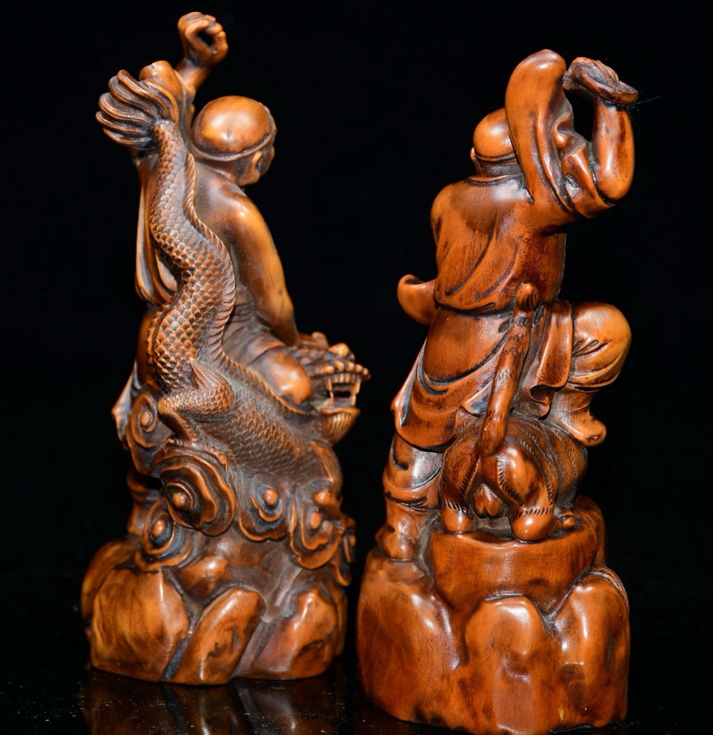 Boutique boxwood subdues dragons and tigers