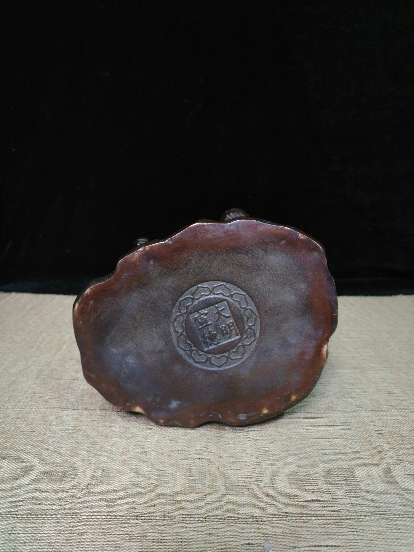 Chinese antique pure copper Guan Gong ornaments