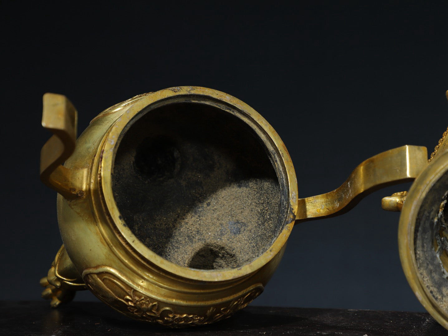 Chinese antique pure copper incense burner