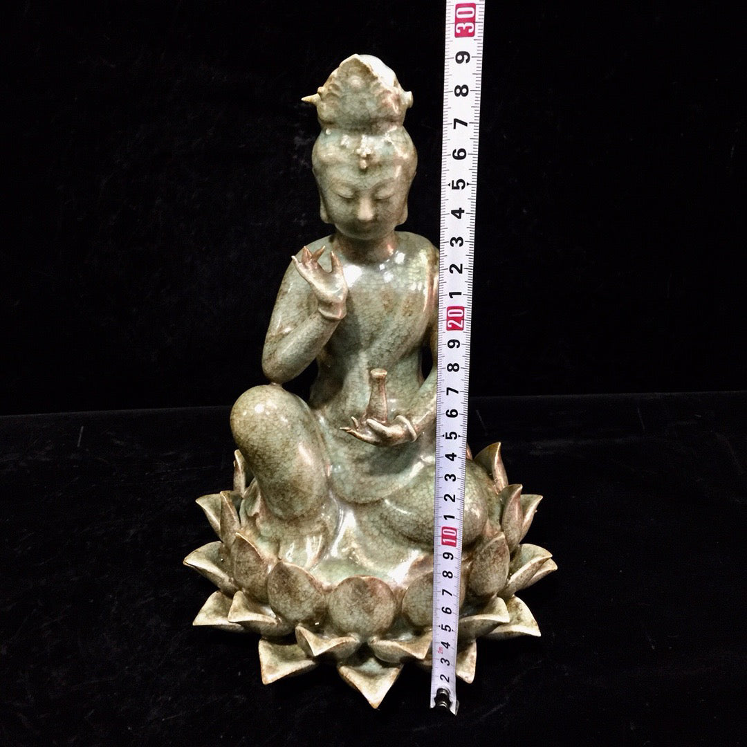 Chinese antique porcelain lotus Guanyin