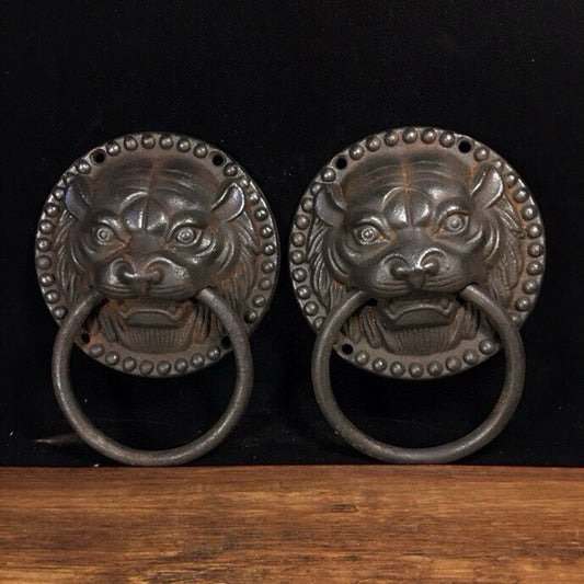Pure iron tiger head door ring pull ring