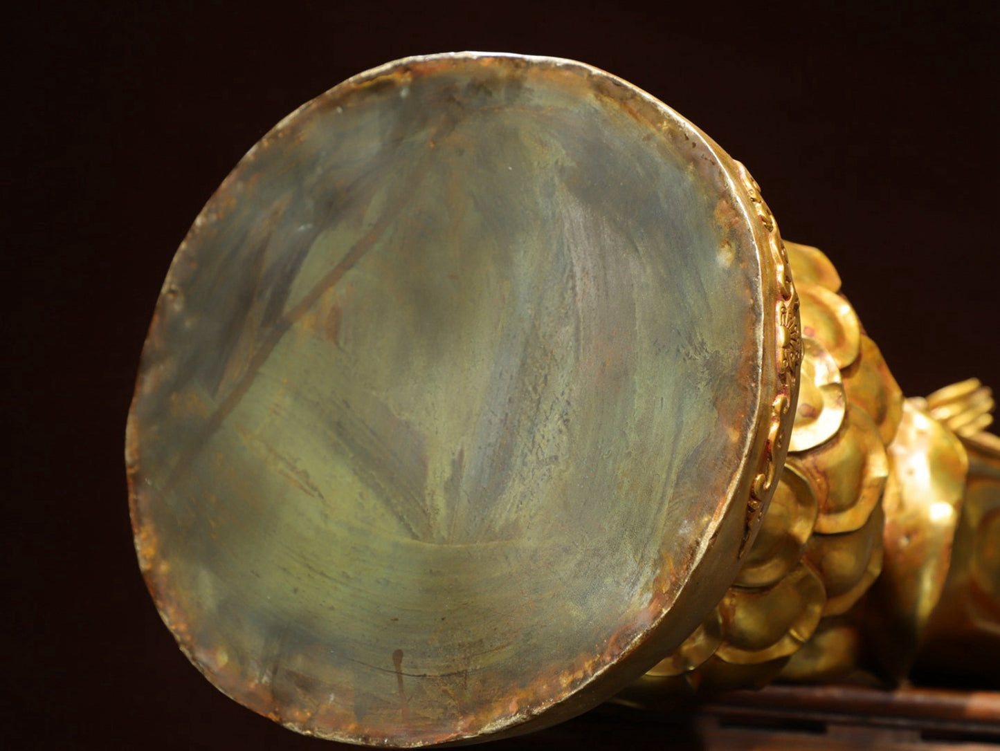 Bronze gilded statue of Bodhisattva Da Shi Zhi