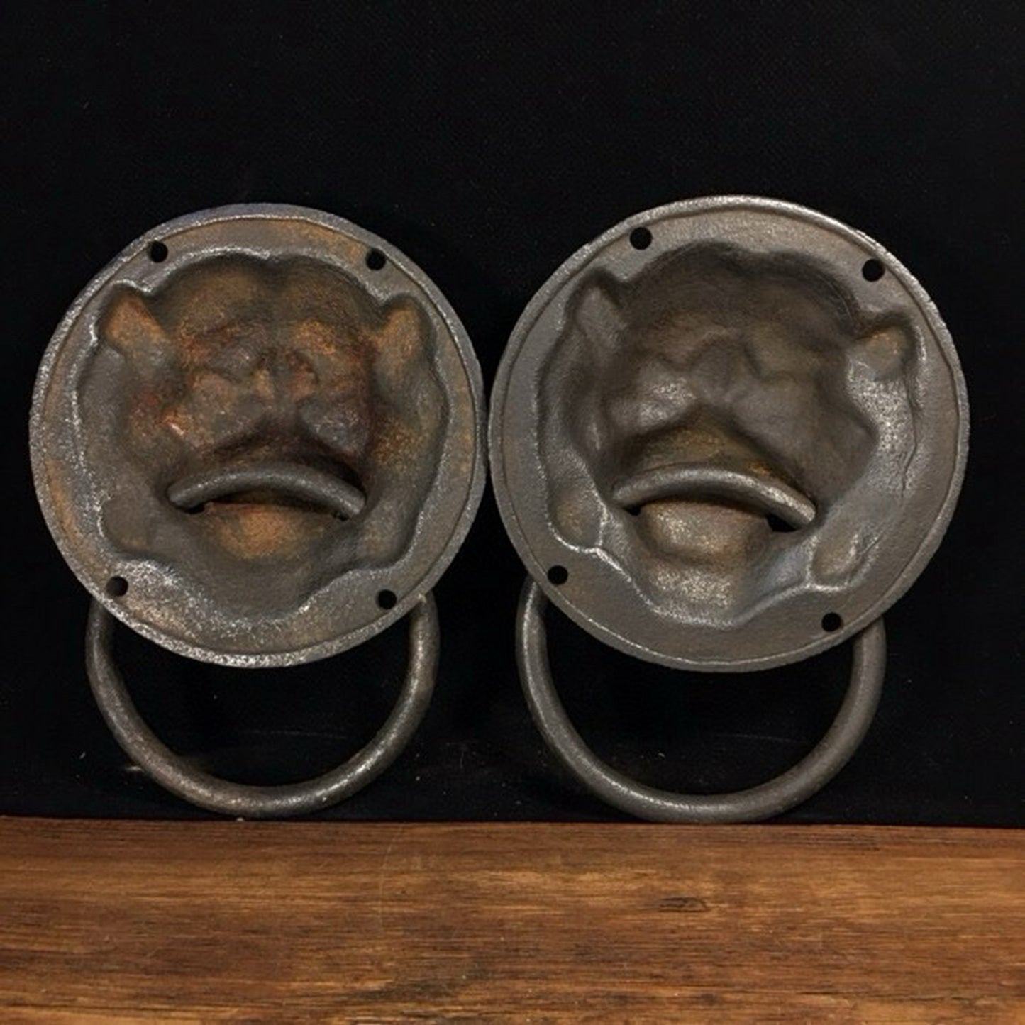 Pure iron tiger head door ring pull ring